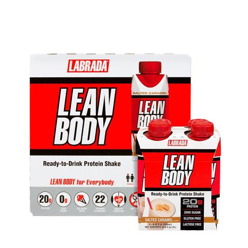 Labrada Lean Body Ready-to-Drink Protein Shake  (16 x 250 ml, Gesalzenes Karamell)