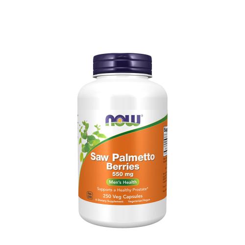 Now Foods Saw Palmetto - Sägepalme-Beeren 550 mg Kapsel (250 veg.Kapseln)