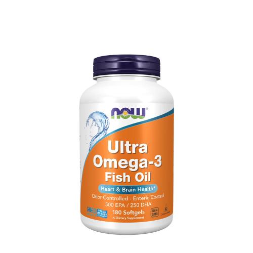 Now Foods Ultra Omega-3 - Fischöl Weichkapsel (180 Weichkapseln)