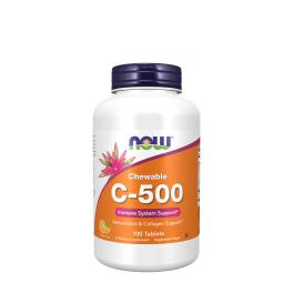   Now Foods Vitamin C-500 Chewable (100 Lutschtabletten, Orange)