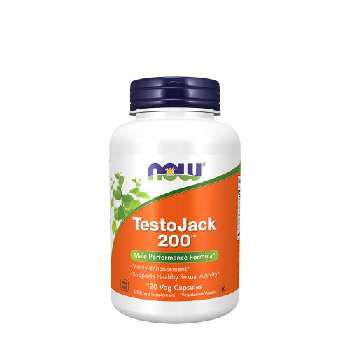 Now Foods TestoJack 200™ - Sexuelle Gesundheit Kapsel (120 veg.Kapseln)