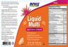Now Foods Liquid Multi - Flüssiges Multivitamin (473 ml, Tropisches Orange)
