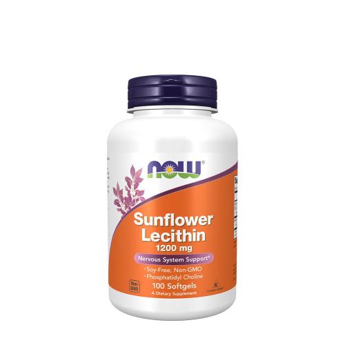 Now Foods Sunflower Lecithin 1200 mg (100 Weichkapseln)