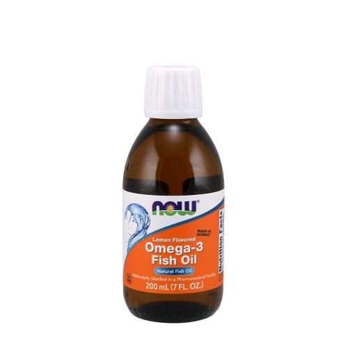 Now Foods Flüssiges Natürliches Omega-3 Fischöl (200 ml, Zitrone)