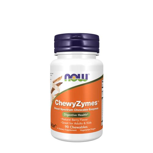Now Foods ChewyZymes™ - Kautablette mit Verdauungsenzymen (90 Kautabletten)