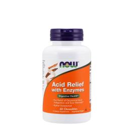   Now Foods Verdauungsenzyme Kautablette - Acid Relief With Enzymes Chewables (60 Kautabletten)