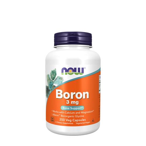 Now Foods Boron 3 mg (250 veg.Kapseln)