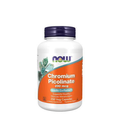 Now Foods Chrom-Picolinat 200 mcg Kapsel (250 veg.Kapseln)