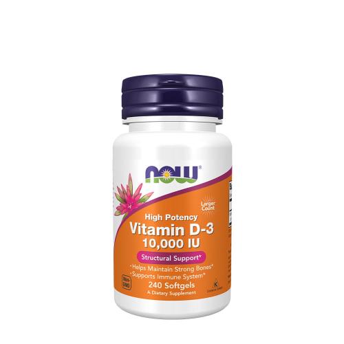Now Foods Vitamin D-3 10,000 IU (240 Weichkapseln)