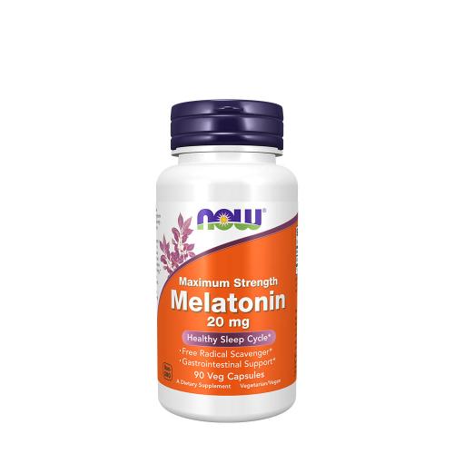 Now Foods Melatonin, Maximum Strength 20 mg (90 veg.Kapseln)