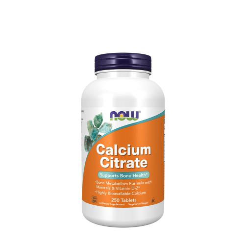 Now Foods Calcium Citrate (250 Tabletten)