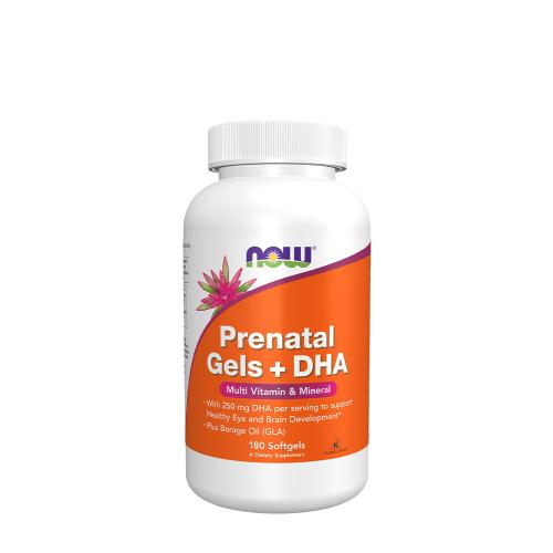 Now Foods Prenatal Gels + DHA Softgels (180 Weichkapseln)