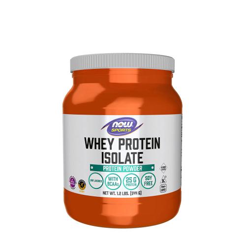 Now Foods Whey Protein Isolate (544 g, Geschmacksneutral)