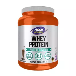 Now Foods Whey Protein (907 g, Cremige Schokolade)