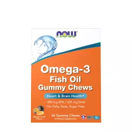   Now Foods Omega-3 Fish Oil Gummy Chews (36 Gummibärchen, Passionsfrucht)