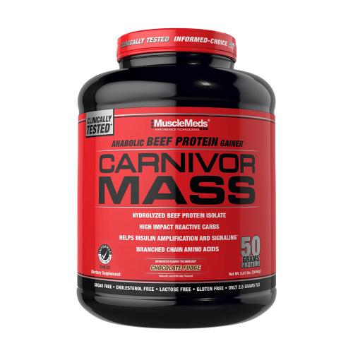 MuscleMeds Carnivor™ Mass 100% Beef Protein Mass Gainer (2646 g, Schokoladen Toffee)