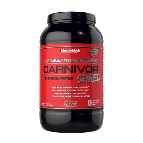 MuscleMeds Carnivor Shred 100% Beef Protein + Fat Burn (968 g, Schokolade)