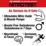 MuscleMeds Nitrotest - 2 in 1 Pre-Workout + Test Booster (474 g, Blaue Himbeere)
