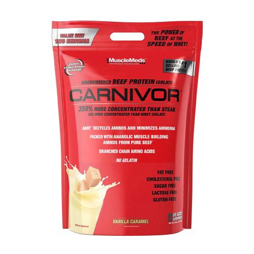 MuscleMeds Carnivor™ 100% Beef Protein (3170 g, Vanille Karamell)