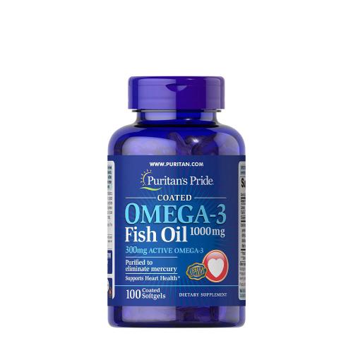 Puritan's Pride Omega-3-Fischöl 1000 mg Weichkapsel (100 Weichkapseln)