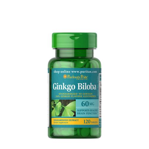 Puritan's Pride Ginkgo Biloba-Extrakt 60 mg Tablette (120 Tabletten)