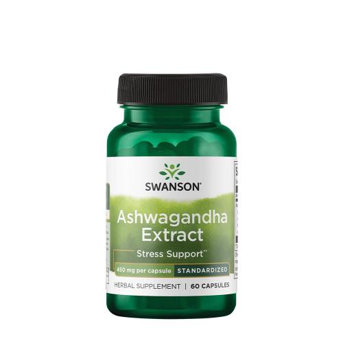 Swanson Ashwagandha Extract - Standardized 450 MG (60 Kapseln)