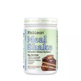   Fit & Lean Meal Shake - Mahlzeitenersatz und Fettbrenner (390 g, Schokoladen-Erdnussbutter-Kuchen)