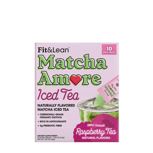 Fit & Lean Matcha Amore - Iced Tea (45 g, Himbeer-Eistee)