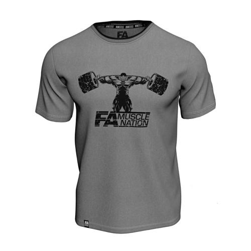 FA - Fitness Authority T-Shirt Double Neck (Size: S) (S, Grau)