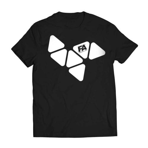 FA - Fitness Authority T-shirt - Black/White (L)