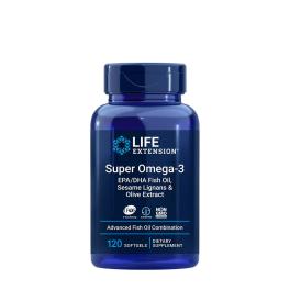   Life Extension Super Omega-3 EPA/DHA Fish Oil, Sesame Lignans, Olive Extract (120 Weichkapseln)