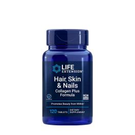   Life Extension Hair, Skin & Nails Collagen Plus Formula (120 Tabletten)