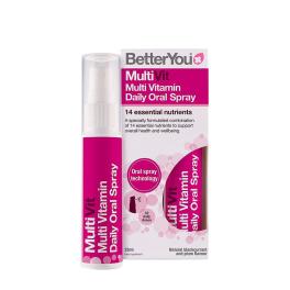   BetterYou Multivitamin Oral Spray - Multivitamin Mundspray (25 ml, Natürliche schwarze Johannisbeere und Pflaume)