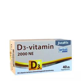 JutaVit Vitamin D3 2000 IU (40 Weichkapseln)