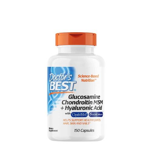 Doctor's Best Glucosamine Chondroitin MSM + Hyaluronic Acid (150 Kapseln)