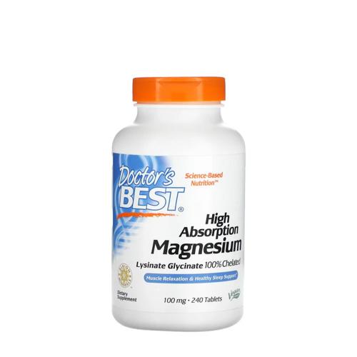 Doctor's Best High Absorption Magnesium 100 mg (240 Tabletten)