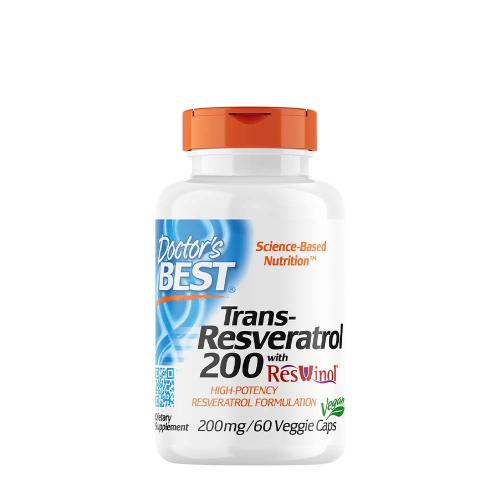 Doctor's Best Trans-Resveratrol with Resvinol 200 mg (60 veg.Kapseln)