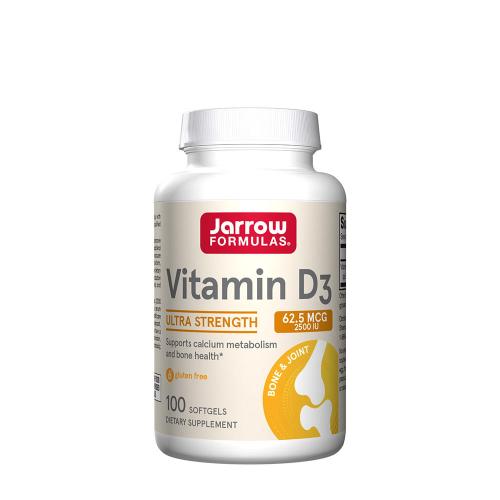 Jarrow Formulas Vitamin D3 2500 IU (100 Weichkapseln)