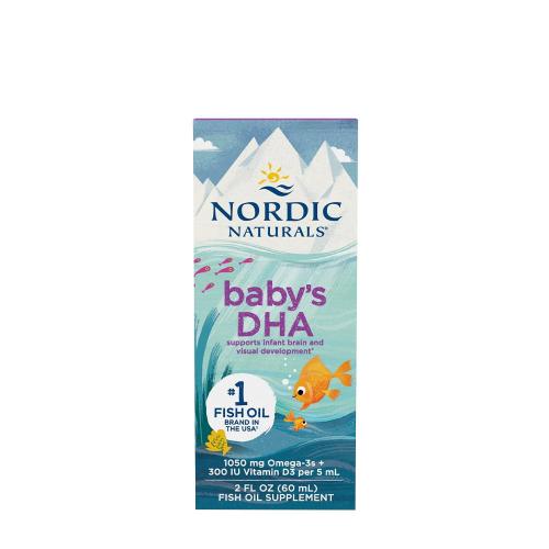 Nordic Naturals Baby's Dha With Vitamin D3 1050 mg (60 ml, Geschmacksneutral)