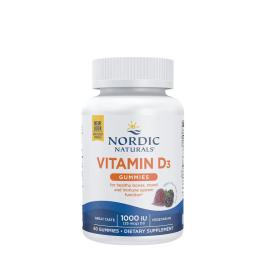   Nordic Naturals Vitamin D3 Gummies (60 Gummibonbons, Wilde Beere)