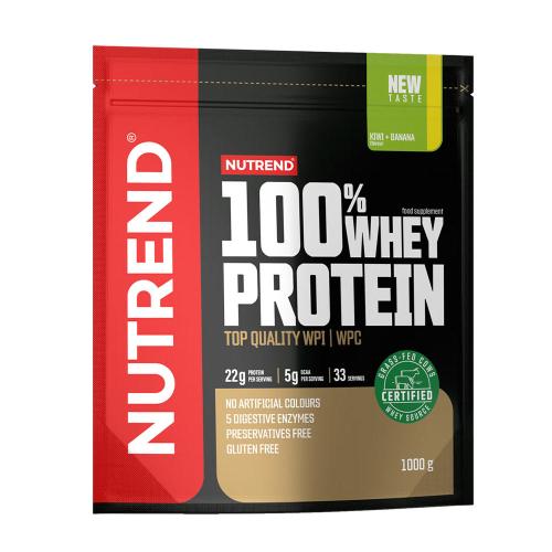 Nutrend 100% Whey Protein (1000 g, Kiwi-Banane)