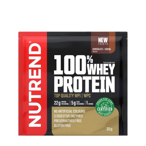 Nutrend 100% Whey Protein (30 g, Schokolade & Kakao)