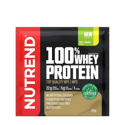 Nutrend 100% Whey Protein (30 g, Kiwi-Banane)
