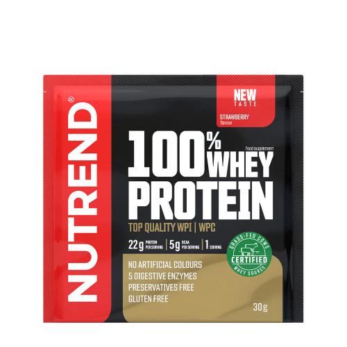 Nutrend 100% Whey Protein (30 g, Erdbeere)
