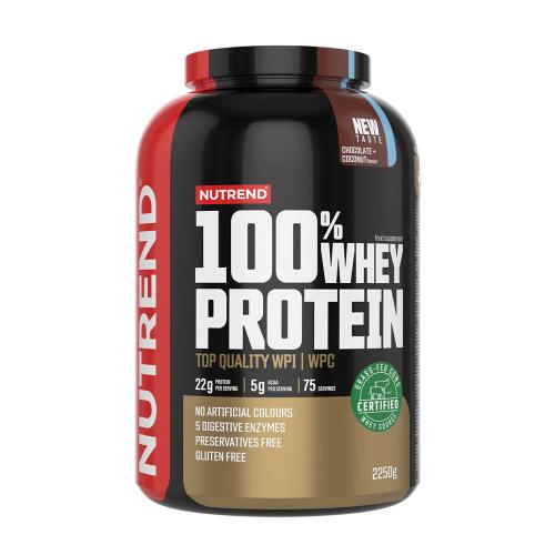 Nutrend 100% Whey Protein (2250 g, Schokoladen-Kokosnuss)