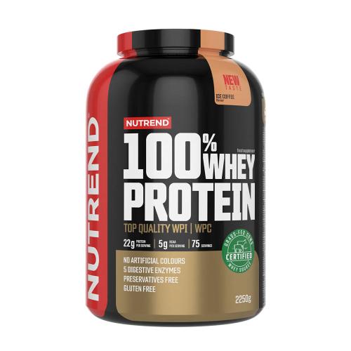 Nutrend 100% Whey Protein (2250 g, Eis Kaffee)