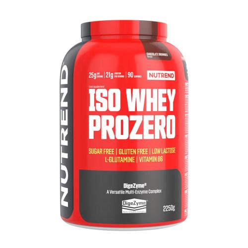 Nutrend Iso Whey Prozero (2250 g, Schokoladen Brownie)