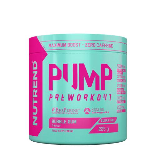 Nutrend Pump Preworkout (225 g, Kaugummi)