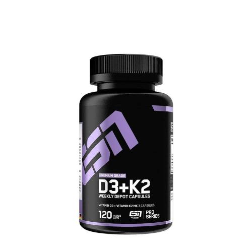 ESN ESN VITAMIN D3+K2 (120 capsules) (120 veg.Kapseln)