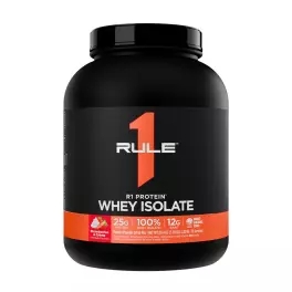 Rule1 R1 Protein Whey Isolate (2280 g, Erdbeeren und Sahne)